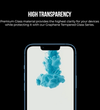 Blupebble Graphene Rock Series Tempered Glass for iPhone 15