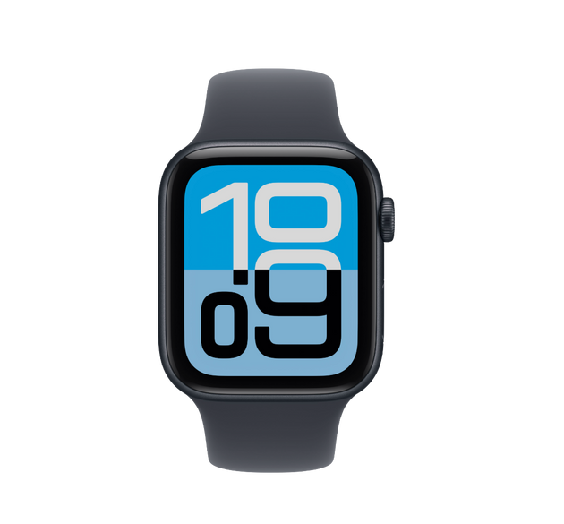 Apple Watch SE GPS, 40mm/44mm Midnight Aluminum Case with Midnight Sport Band